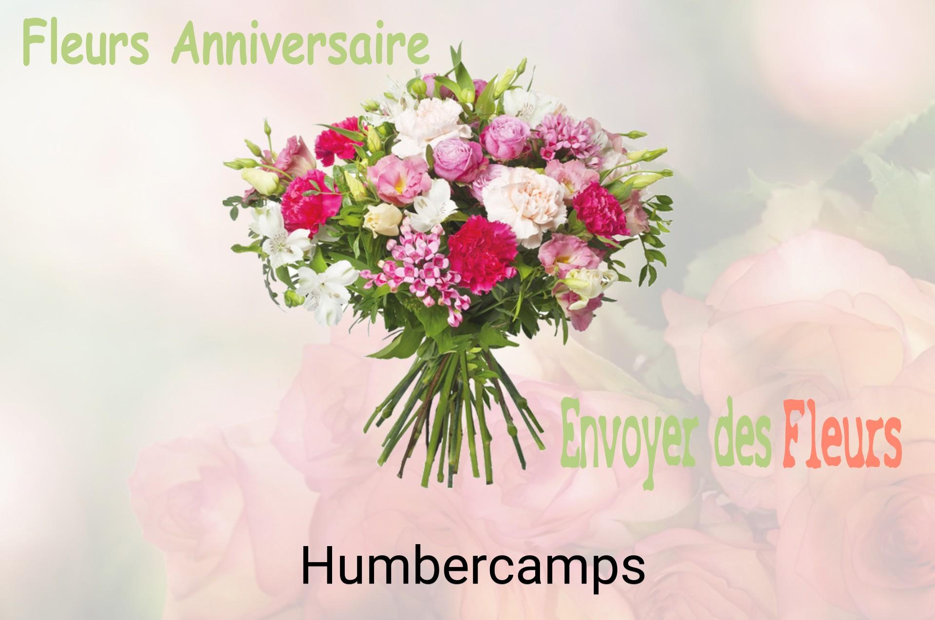 Bouquet de fleurs d’anniversaire livré à Humbercamps
